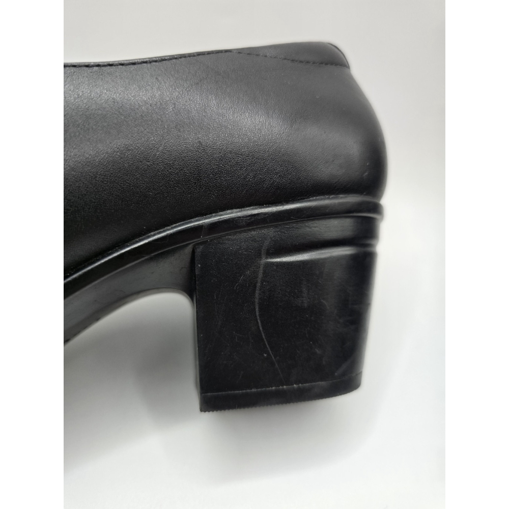 Clarks Ultimate Comfort ROSALYN ADELE Square Heel Black Shoes Ladies Size 8M - Picture 4 of 13